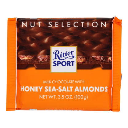 Ritter Sport Honey Salt Almonds Milk Chocolate - 11 - 3.5 oz