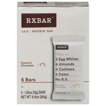 Rx Bar Coconut Chocolate Protein Bar - 6 x 1.83oz Packs