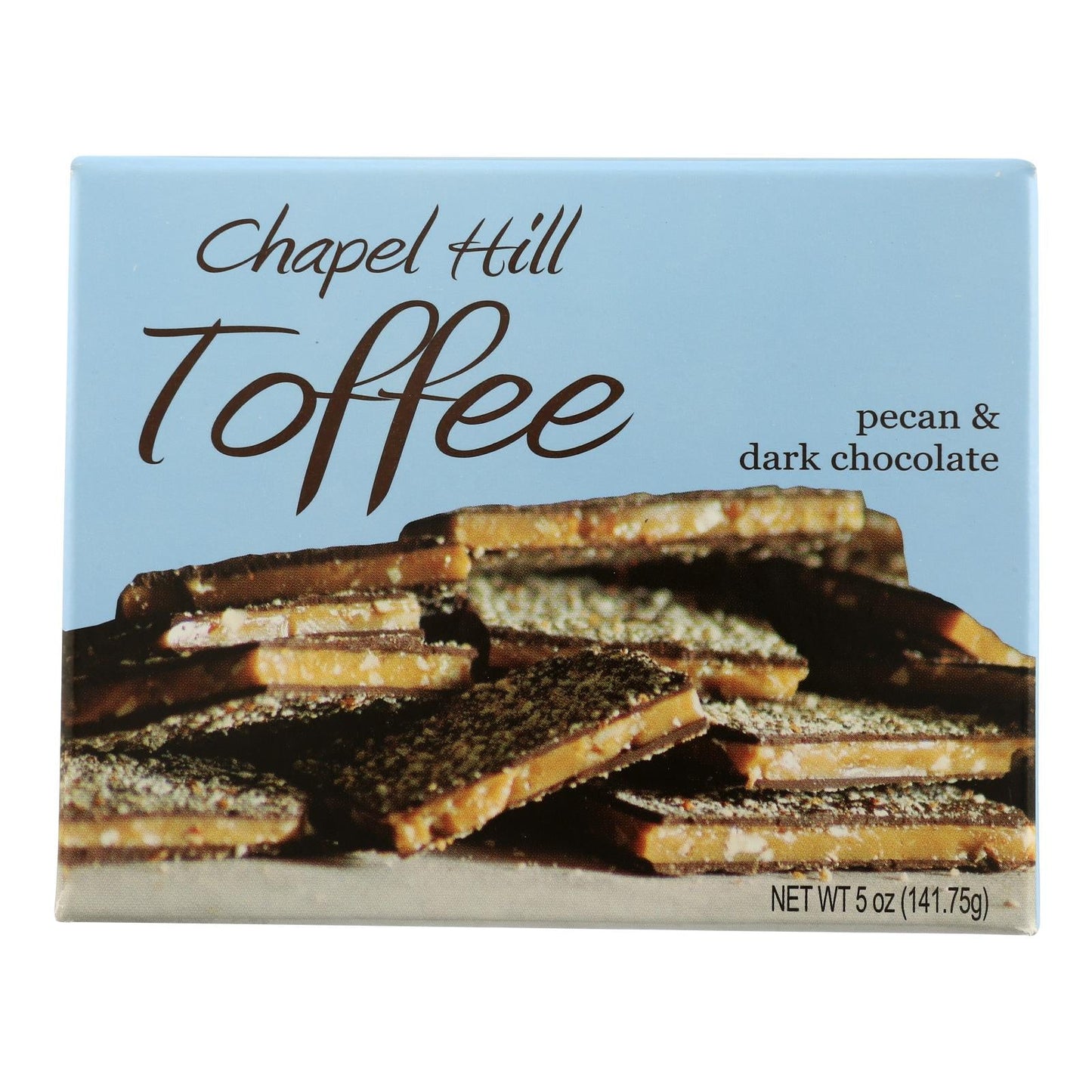 Chapel Hill Temperature Control Dark Choco Pecan Toffee, 5 Oz (Case of 12)