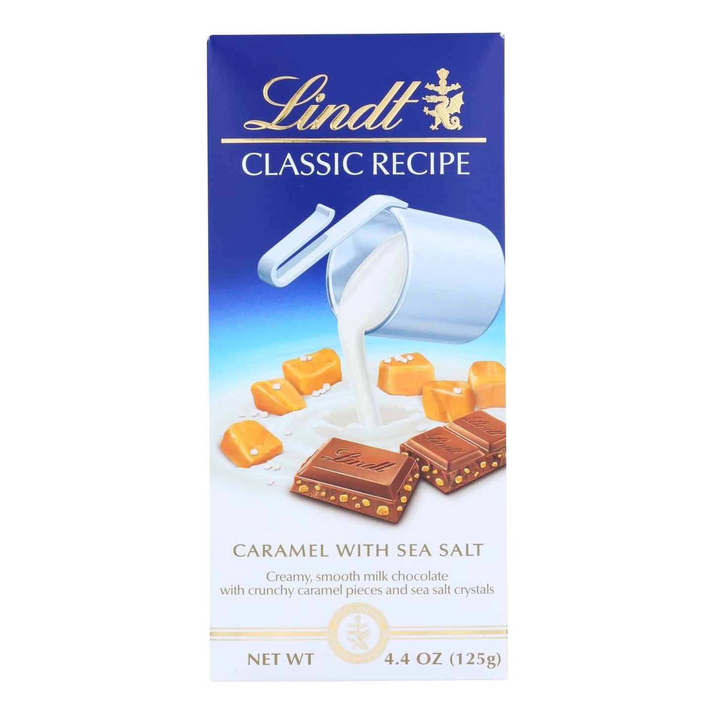 Lindt Lindor Milk Chocolate Caramel with Sea Salt - 12x4.4 Oz