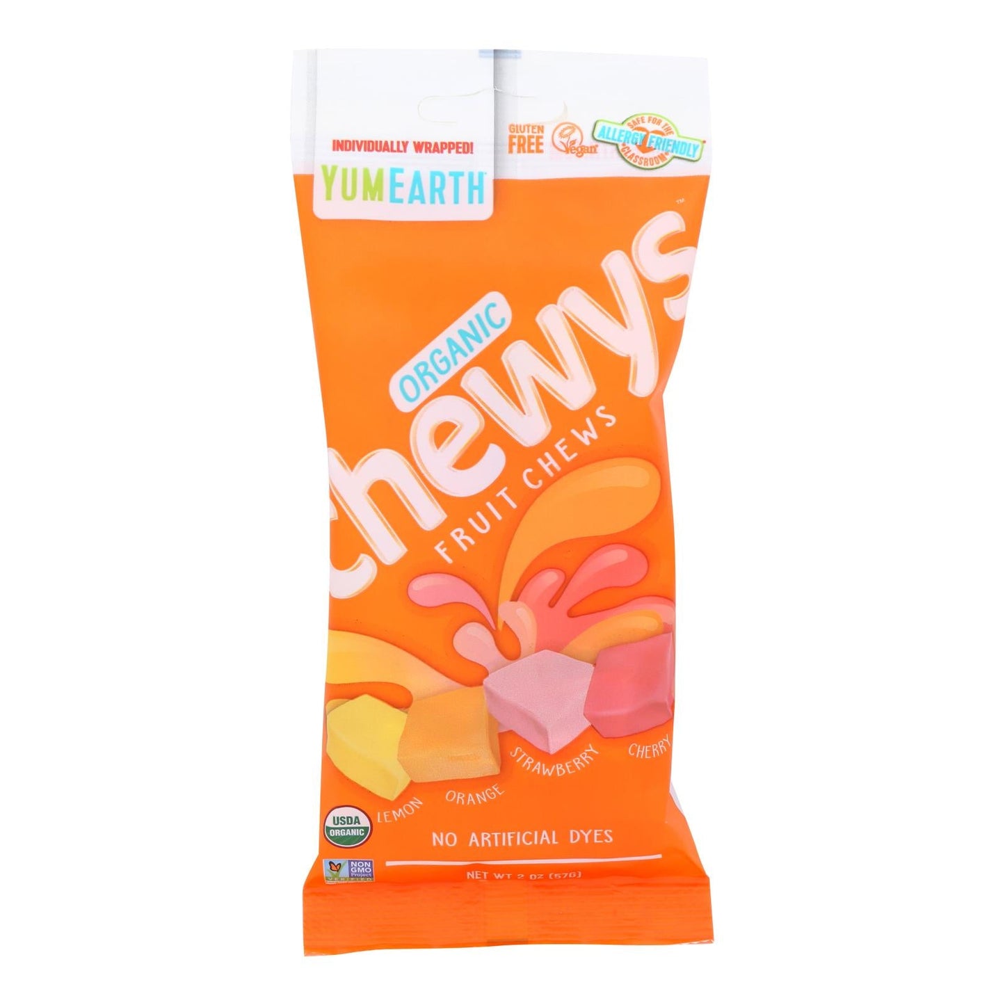 YumEarth Chewy Fruit Chews, 2oz (Pack of 12)