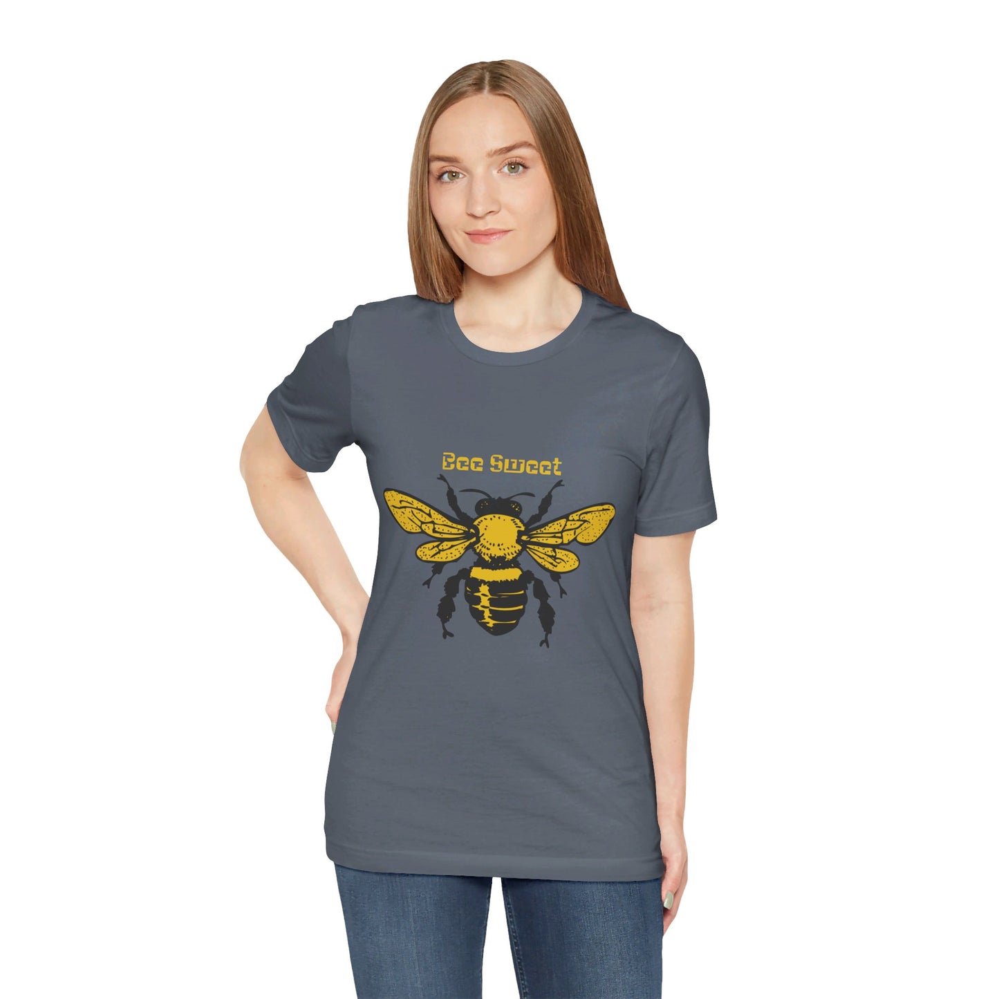 TS-012ML-24 women’s Bee shirt  Lover Gift Honeybee Art Design