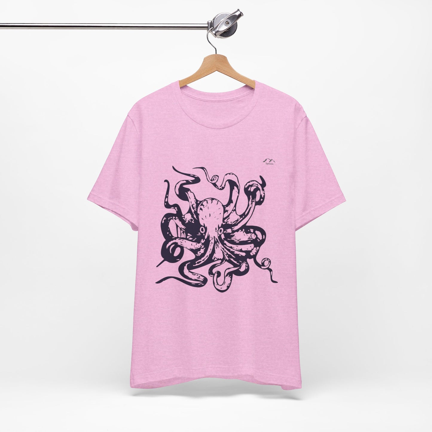 TS-034ML-24 Octopus T-Shirt Ocean Lover Octopus Art Design