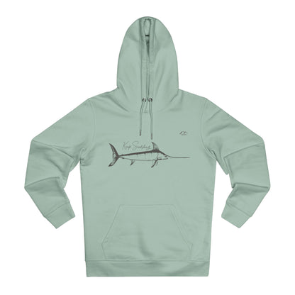 HD-054ML-24 Swordfish Hoodie Ocean Lover Swordfish Art Fishing Gift