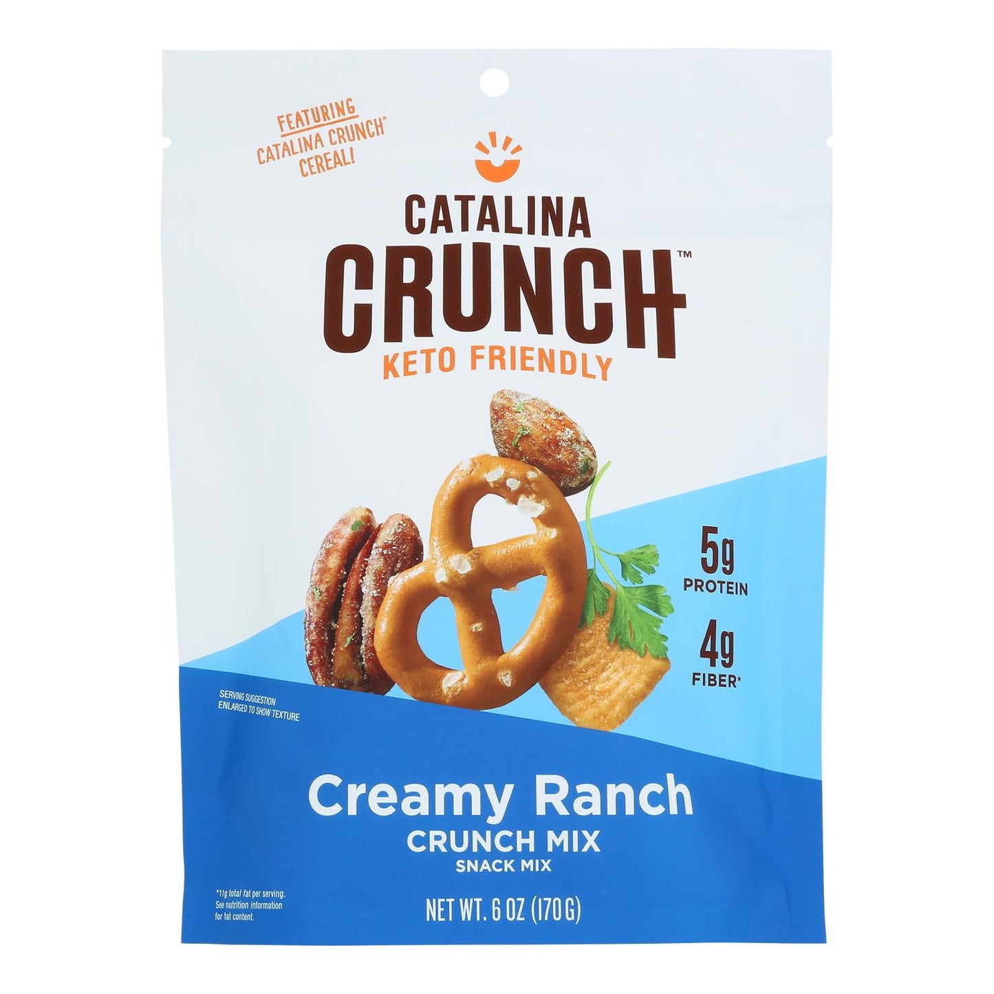 Catalina Crunch Creamy Ranch Crunch Mix - 5.25 Oz (Pack of 6)
