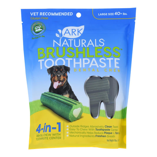 Ark Naturals Brushless Toothpaste Chew Large Pack-6