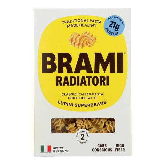 Brami Pasta Semolina Radiatori - Temperature-Resistant, 8 Oz. (Pack of 8)