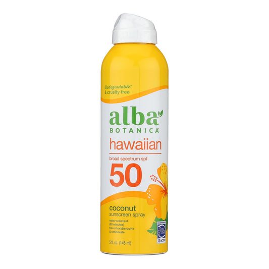 Alba Botanica Natural Sunscreen Spray Coconut SPF 50 - 5 fl. oz.