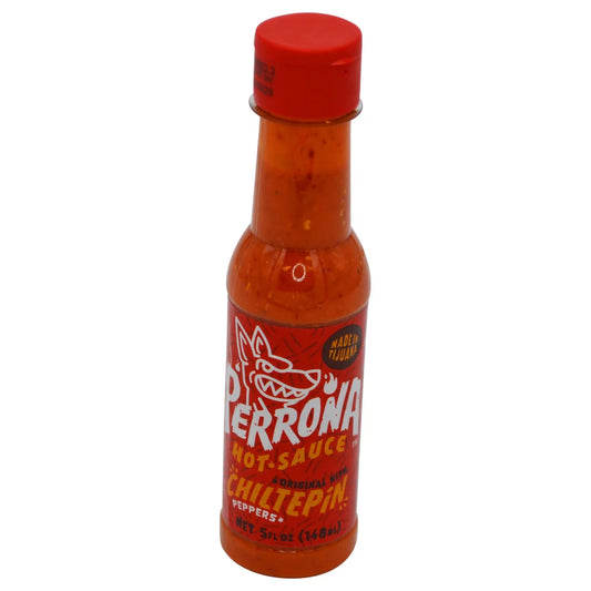 La Perrona Hot Sauce Chiltepin Red 5 oz