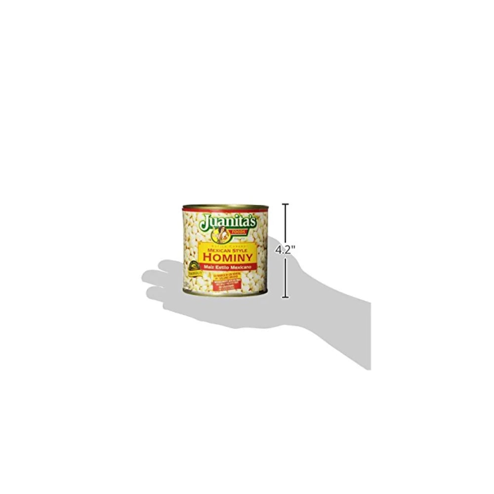 Juanita's Mexican Style Hominy 25 oz