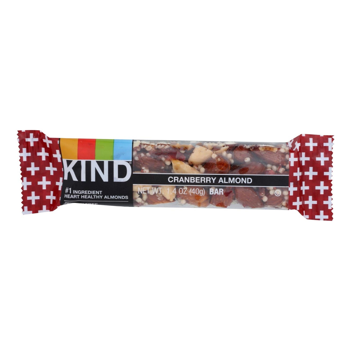 Kind Bar Cranberry Almond - 12-Pack - 1.4-Oz Bars - Healthy Snacks - Gluten Free