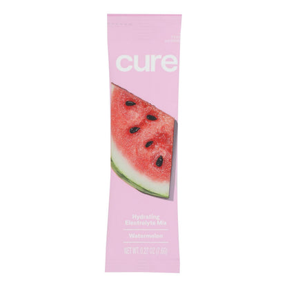Cure Hydration Hydrating Drink Mix Watermelon - 0.29 Ounce, Pack of 8