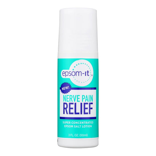 Epsom-it Muscle Pain Relief  Salt Rollerball - 3 Oz | Natural Nerve Pain Reduction