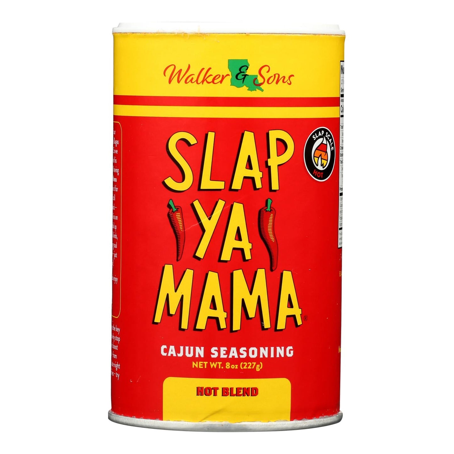 Slap Ya Mama Cajun Hot Seasoning - 8 Oz, 6-Pack