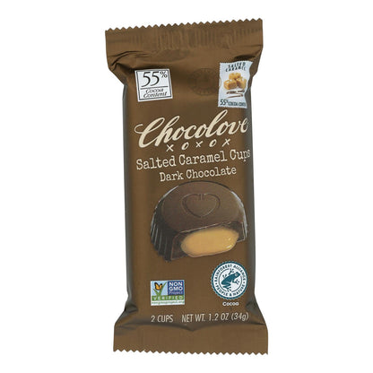 Chocolove Salted Caramel Dark Chocolate - 1.2 Oz. - Pack of 10