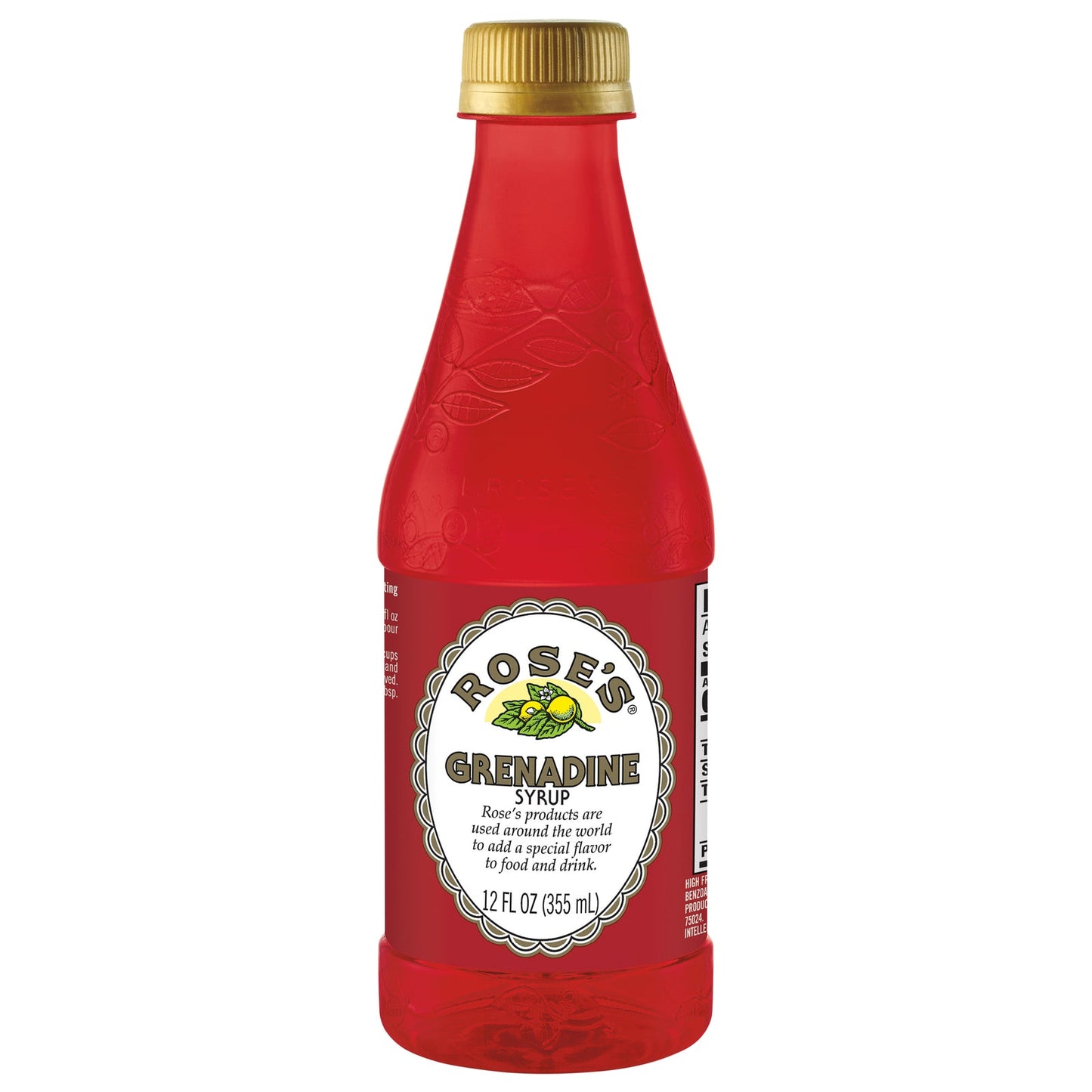 Rose's Mixed Fruity Grenadine Syrup - Case of 6 (12 Fl. Oz. Each)