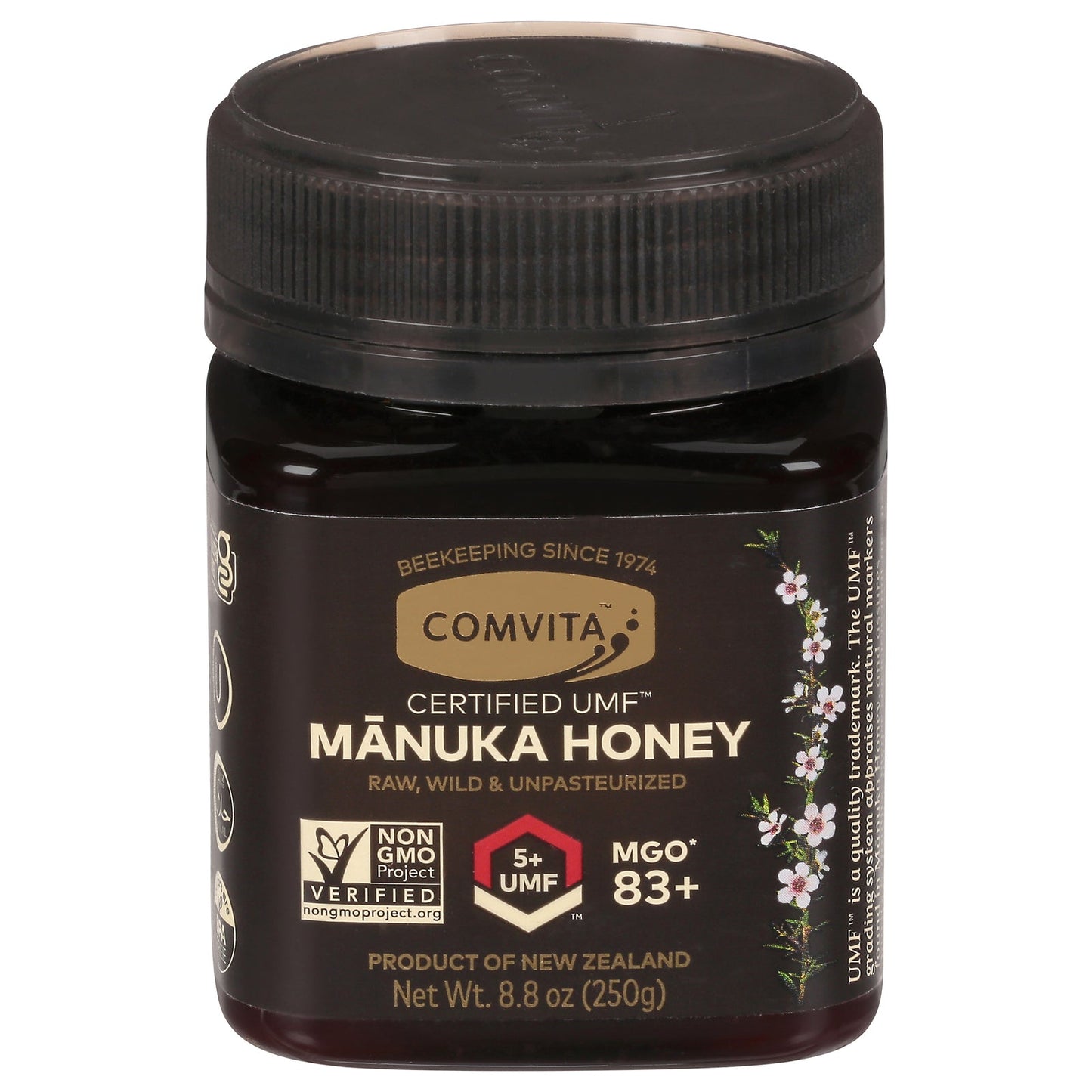 Comvita Raw Manuka Honey, UMF 5+, MGO 83+, 8.8 oz