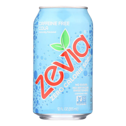 Zevia Cafe Cola Zero Calorie - Pack of 4 x 12 Fl Oz