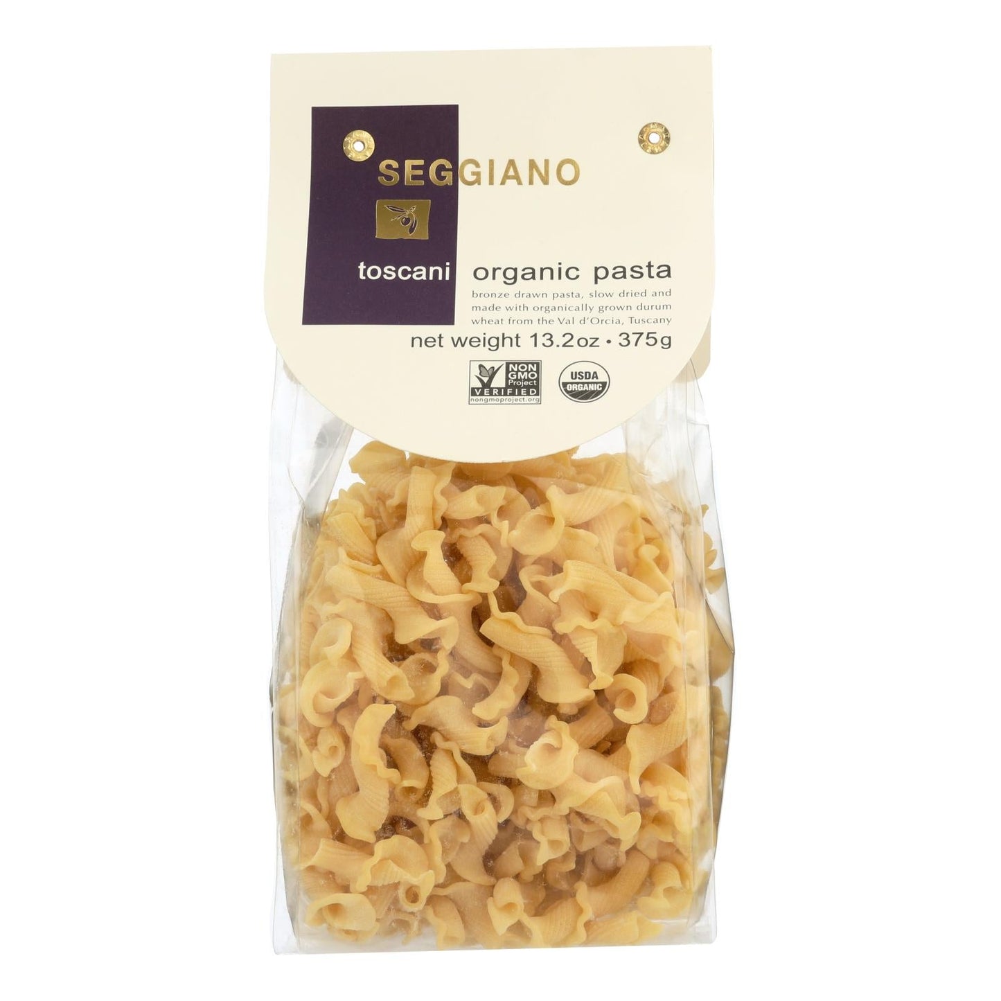 Organic Tuscan Pasta by Seggiano | 6-Pack of 13.2 oz