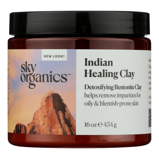 Sky Organics Bentonite Clay Detox Mask - 16 Ounces