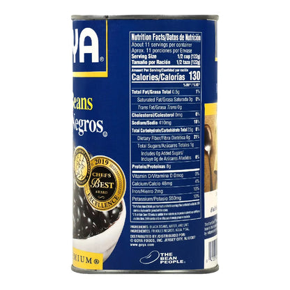 Goya Whole Black Beans 46 oz