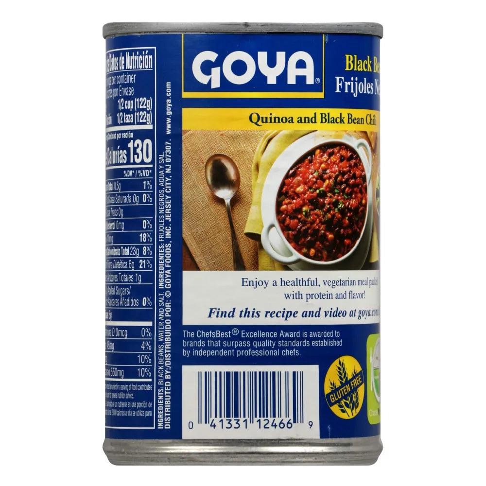 Goya Whole Black Beans 15.5 oz
