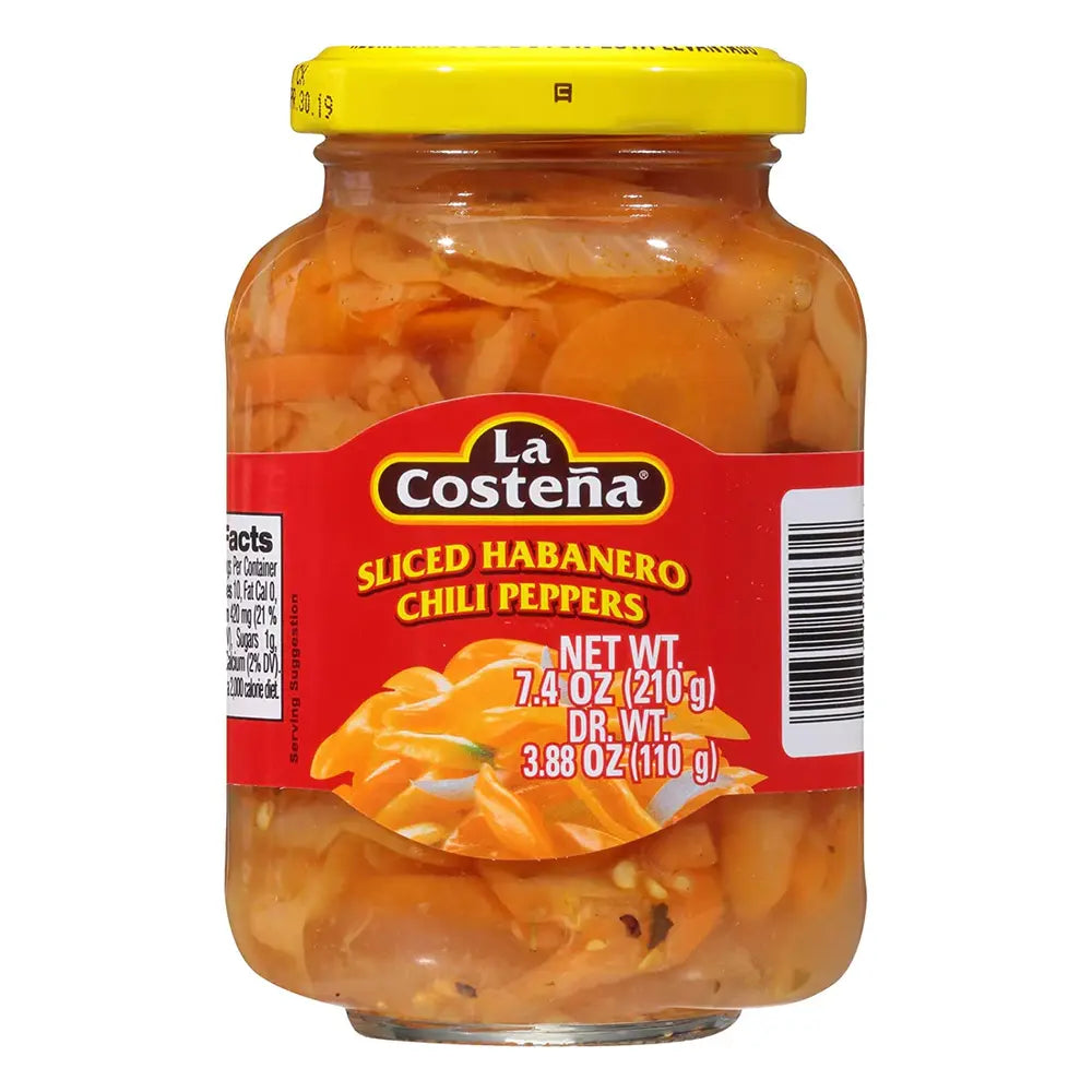 La Coste? Sliced Habanero Chilli Pepper 7.4 oz
