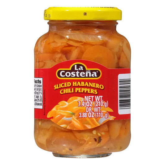 La Coste? Sliced Habanero Chilli Pepper 7.4 oz