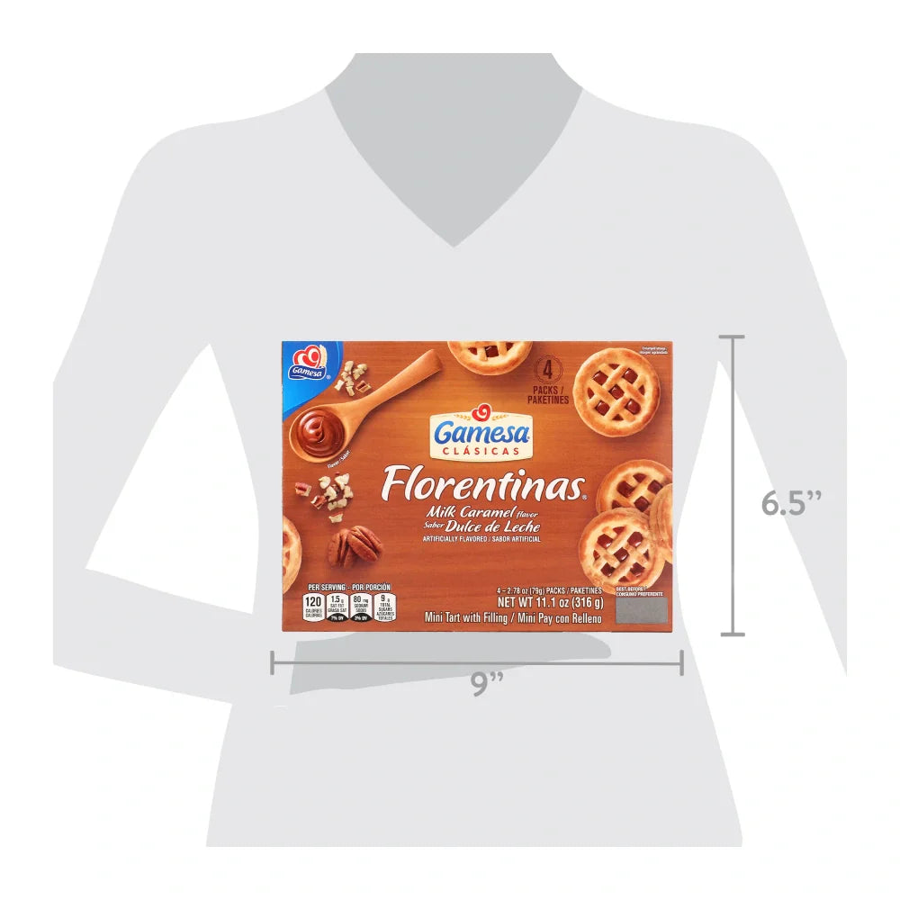 Gamesa Florentinas Dulce de Leche 11.1 oz