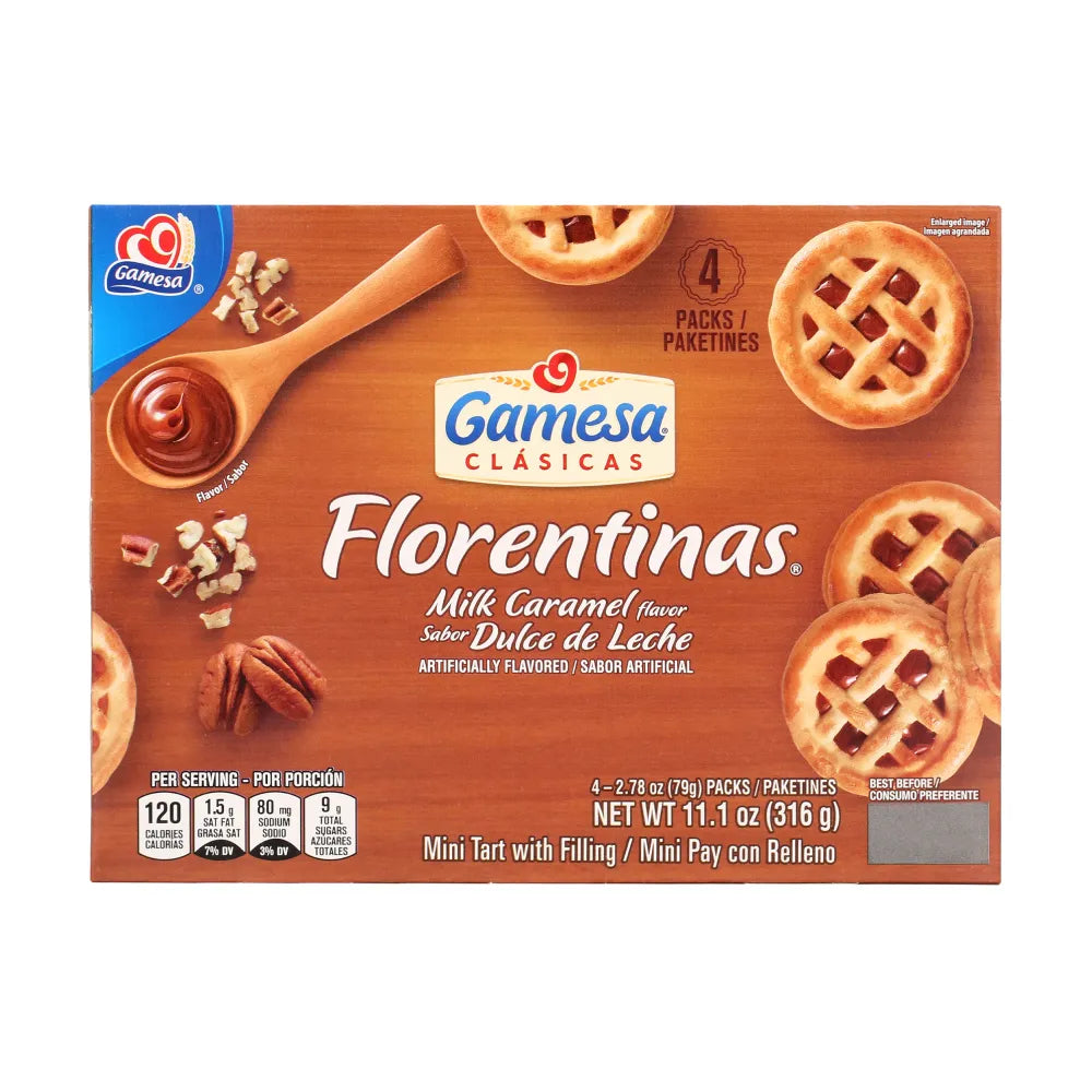 Gamesa Florentinas Dulce de Leche 11.1 oz