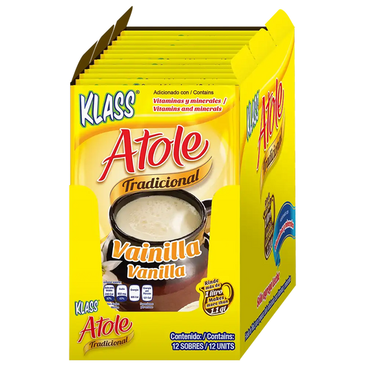 Klass Atole Vanilla (4x12ct) 1.52 oz