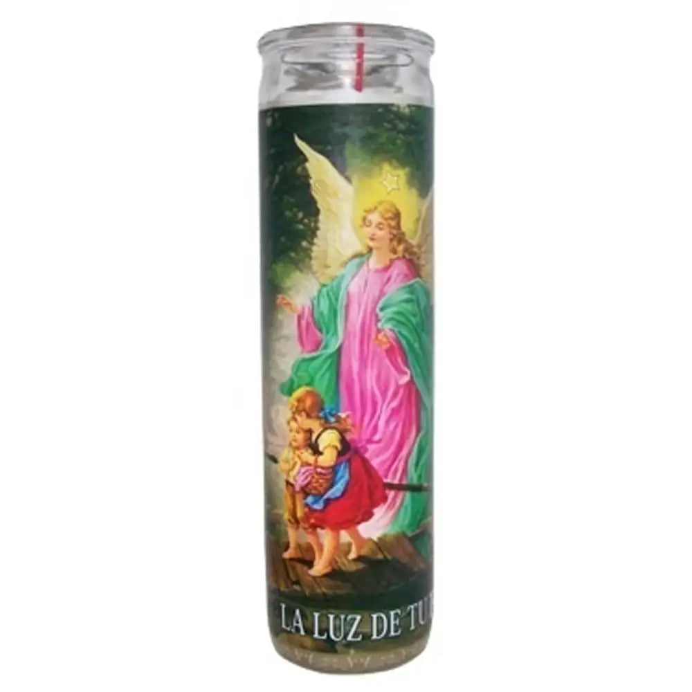 Angel de la Guarda White Candle tall