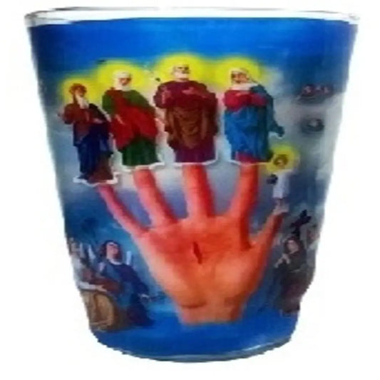 Mano Poderosa White Candle lrg cup