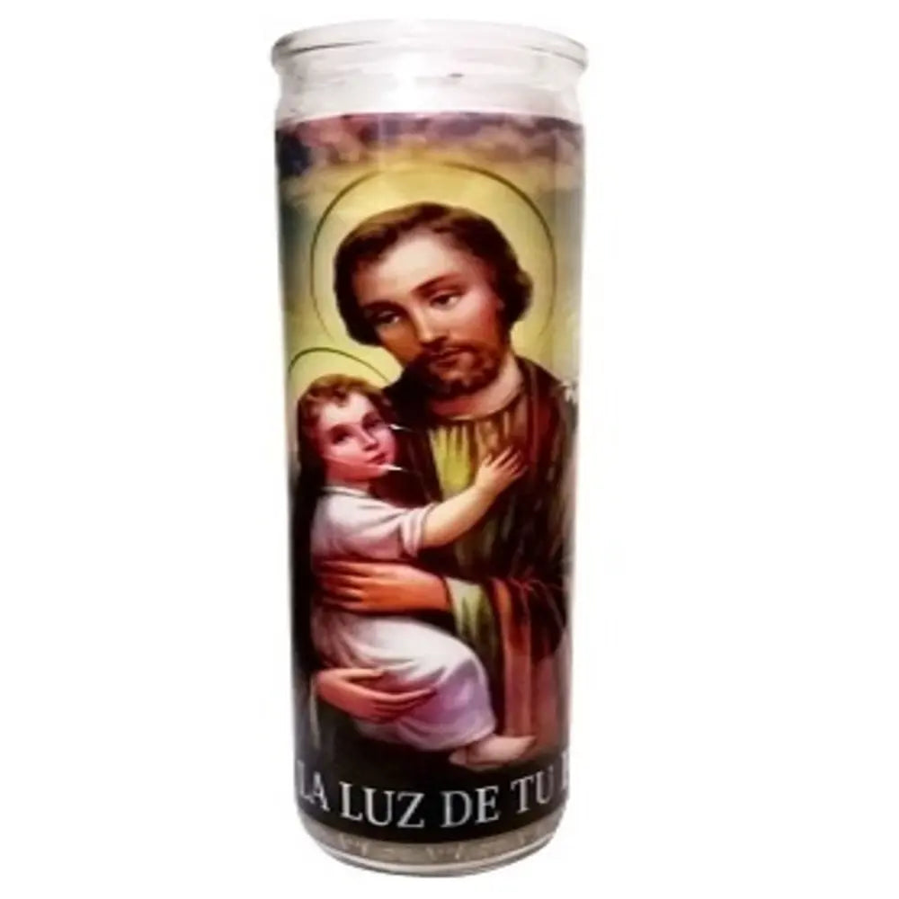 San Jose White Candle tall