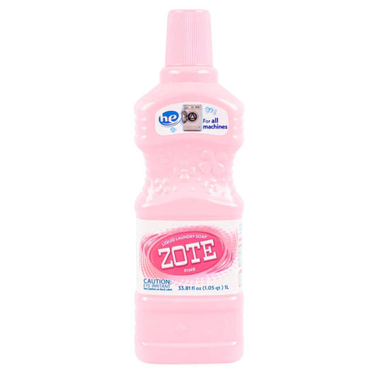 Zote Pink Liquid Detergent Biodegradable 33.81 oz