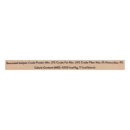 Portland Pet Food Company Bacon Brown Biscuit Dog Treats, 5 oz, 6-Pack