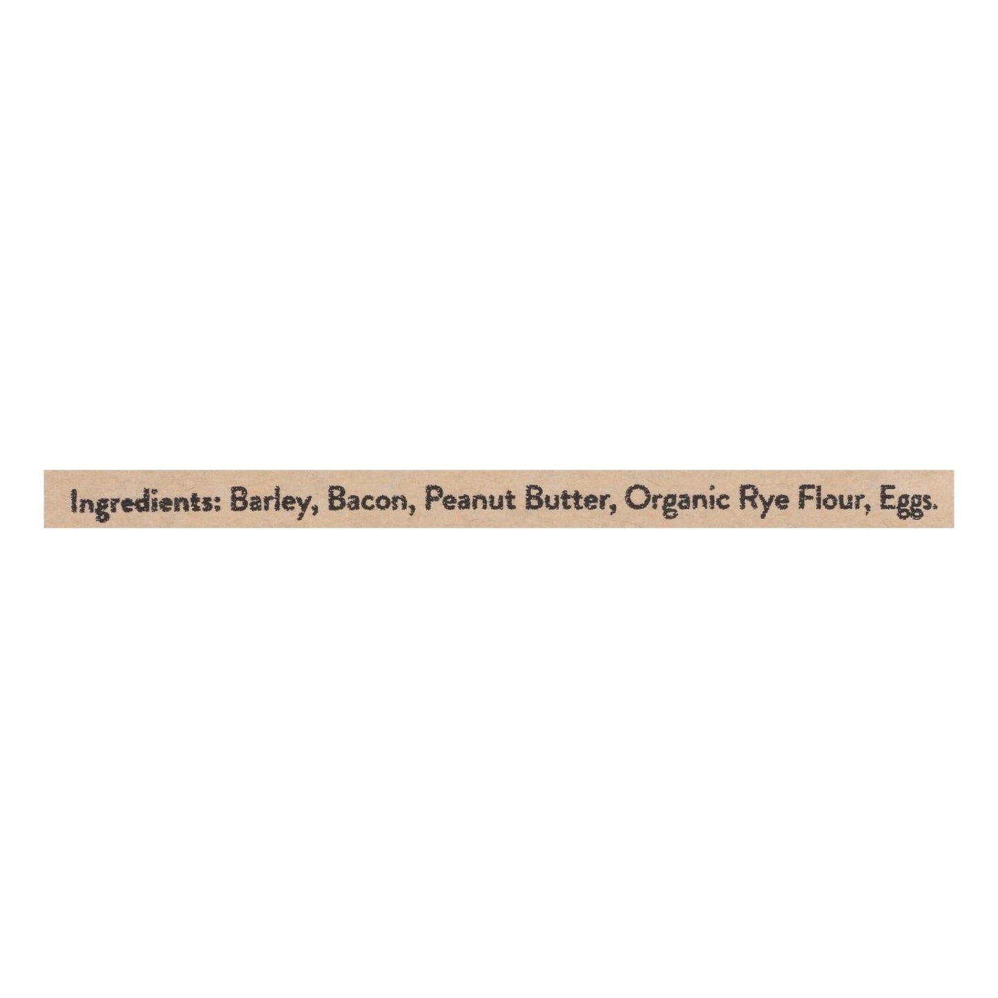 Portland Pet Food Company Bacon Brown Biscuit Dog Treats, 5 oz, 6-Pack