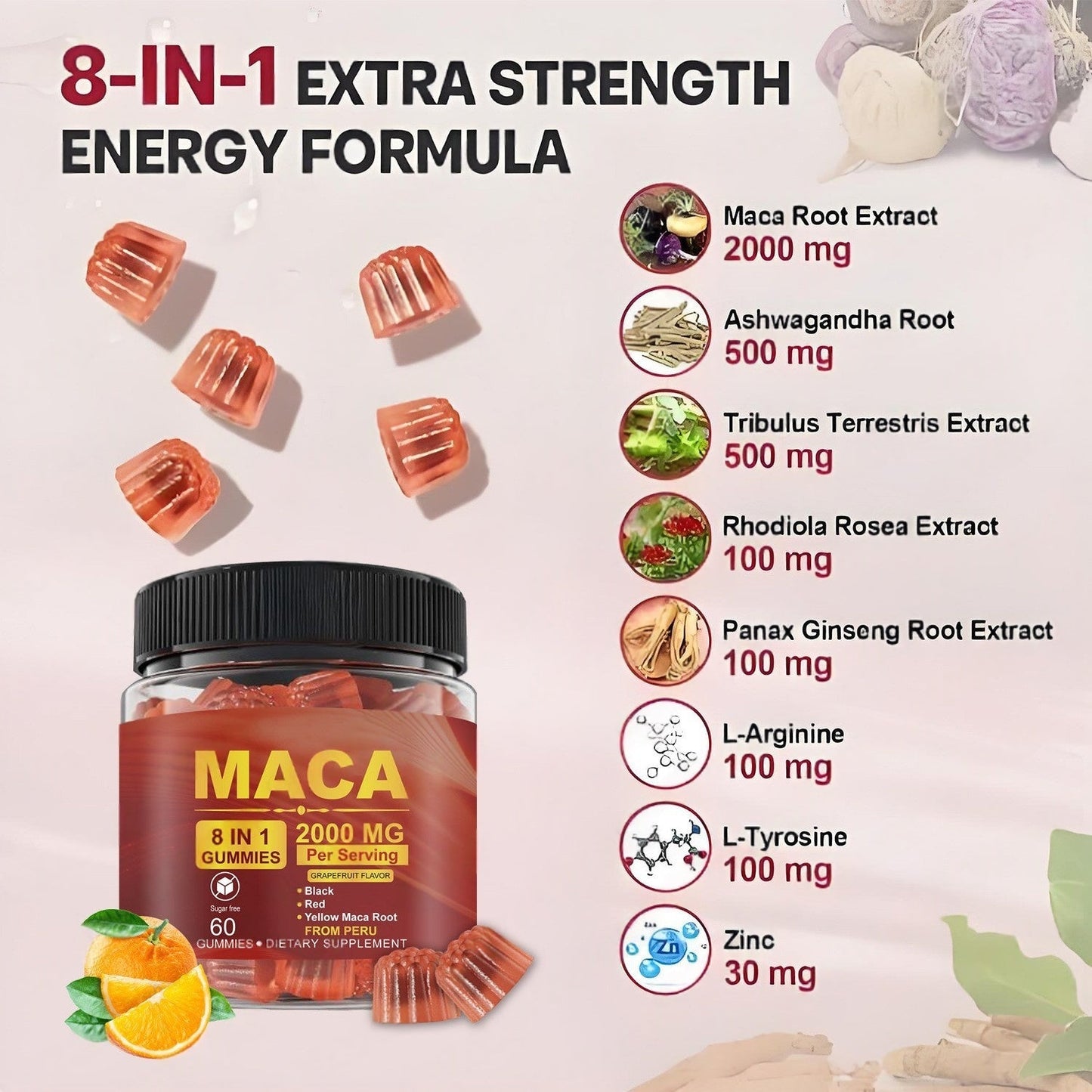 Maca Root Gummies Horny Goat Weed