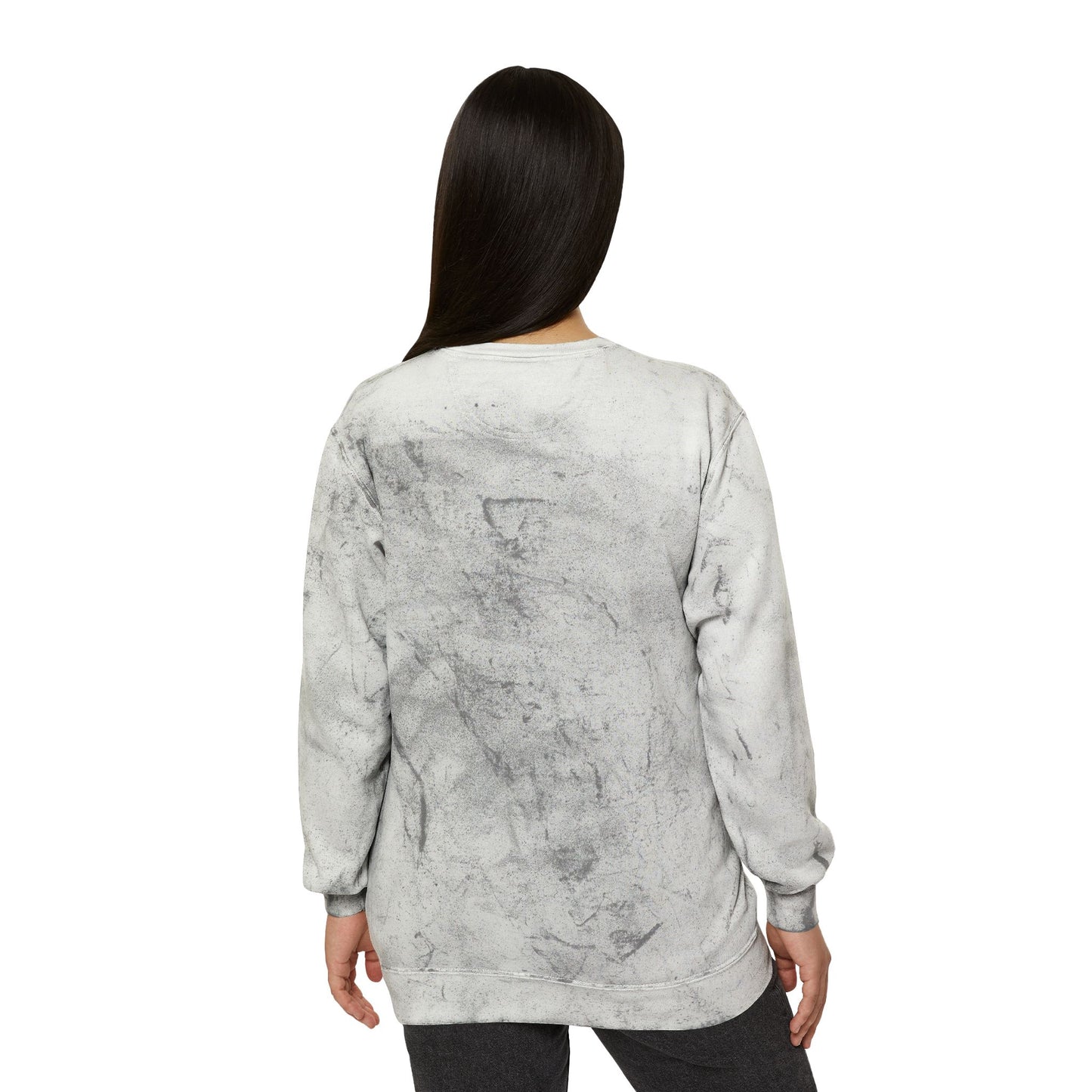 SW-066ML-24 Color Blast Crewneck Cat lover Sweatshirt