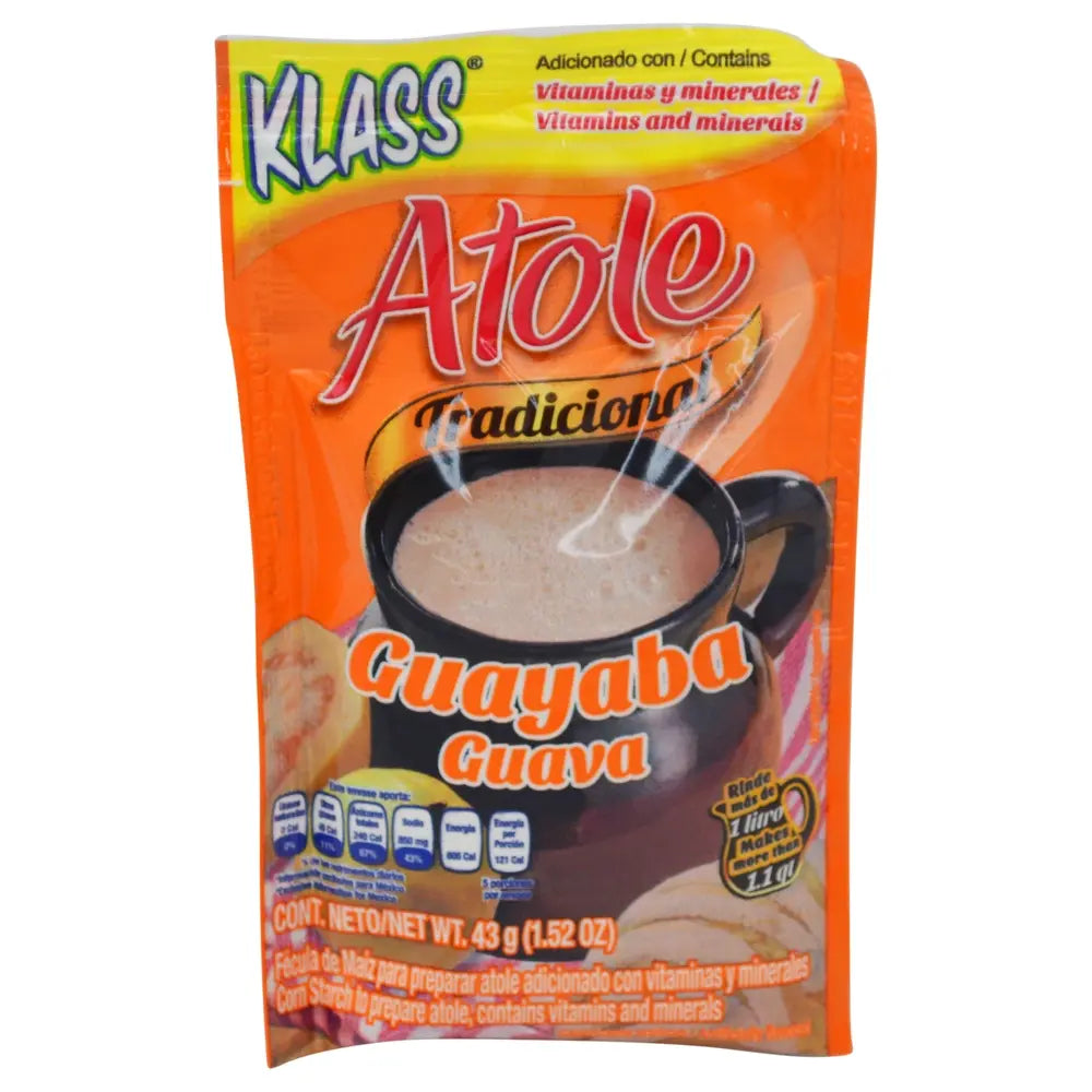 Klass Atole Guayaba / Guava (4x12ct) 1.52 oz