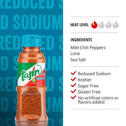 Tajin Fruit Seasoning Low Sodium 5 oz