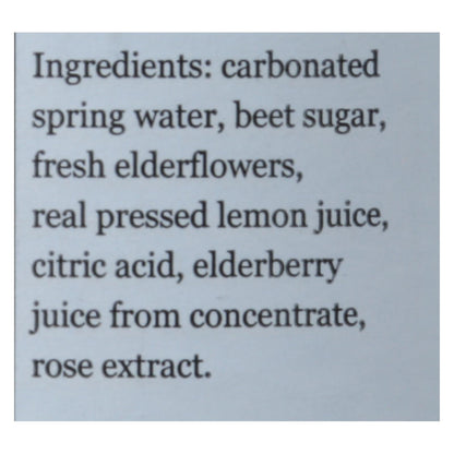 Belvoir Organic Lemonade, Elderflower and Rose, 25.4 Fl. Oz., 6-Pack