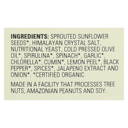 Living Intentions Organic Sprouted Sunflower and Greens Seed Mix, Jalapeño Mojo, Pack of 6, 8 Oz.