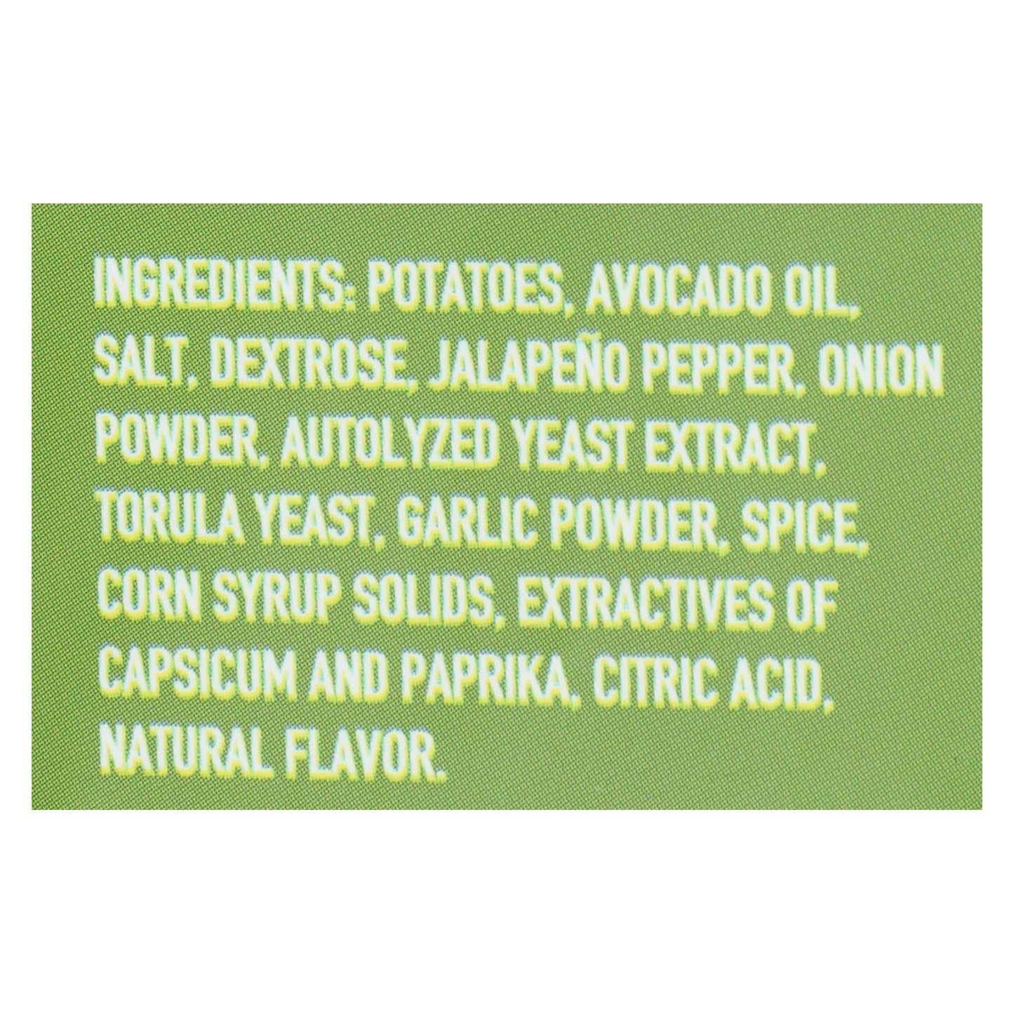 Boulder Canyon Avocado Oil Jalapeno Kettle Chips  (Pack of 12 - 5.25 Oz. Each)