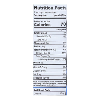 Mamma Chia Wild Raspberry Vitality Snack 3.5 Oz. (Pack of 16)