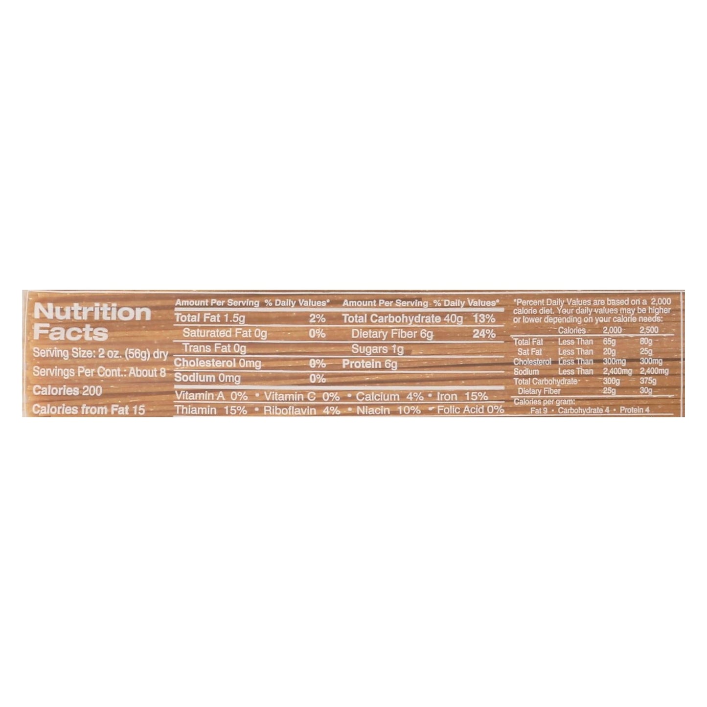 Delallo Pasta  - Organic Whole Wheat Capellini 1 lb - (Pack of 16)  .