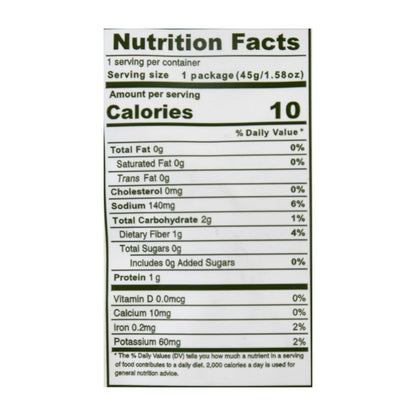 Poshi Cauliflower Salt, Black Pepper Seasoning, 10-Pack, 1.58 Oz