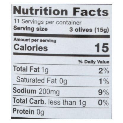 Gaea Stuffed Green Olives with Real Pimento (Pack of 8, 6 Oz)