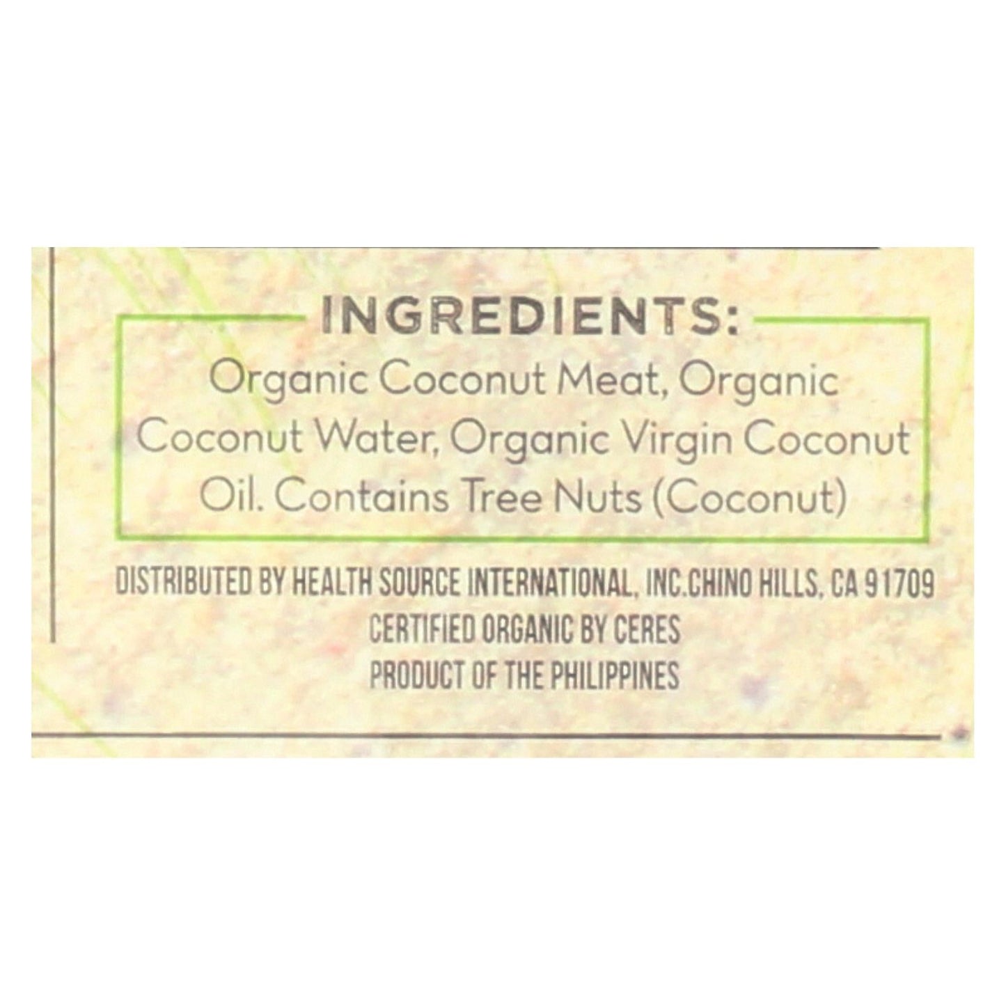 Nuco Organic Coconut Wraps 2.47 Oz (Pack of 12)