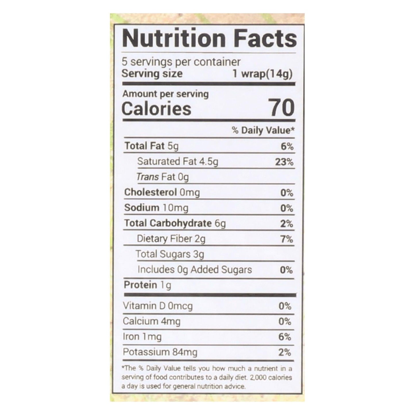 Nuco Organic Coconut Wraps 2.47 Oz (Pack of 12)